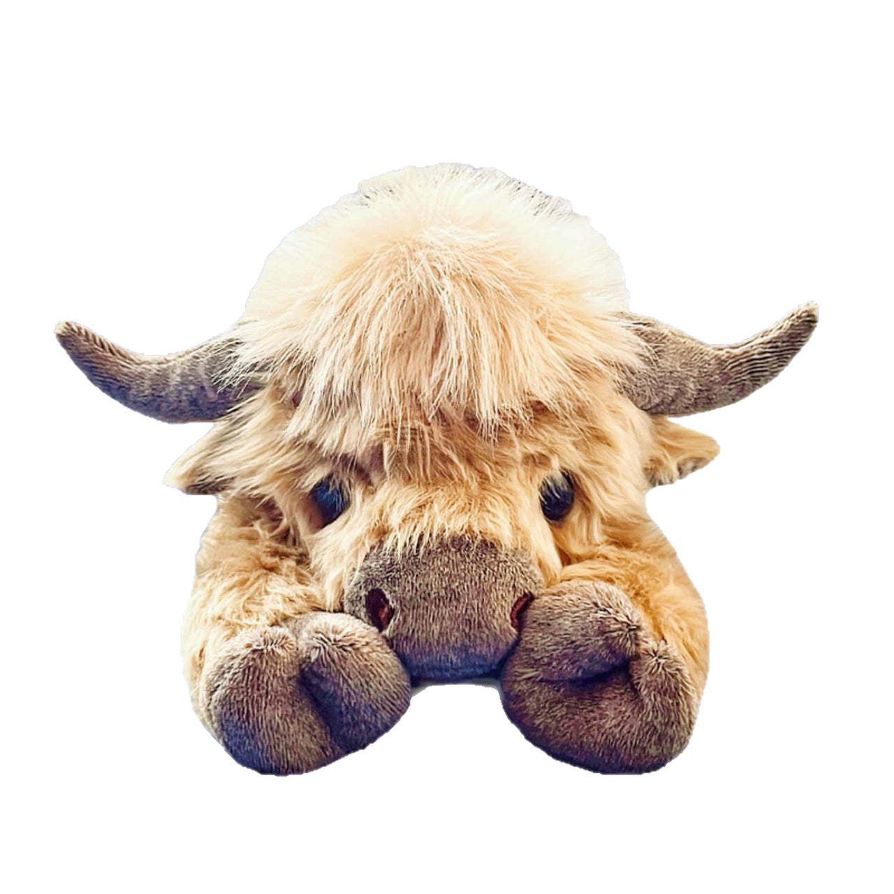 🐮✨ Kreativ Plyschfigur – Highland Cow
