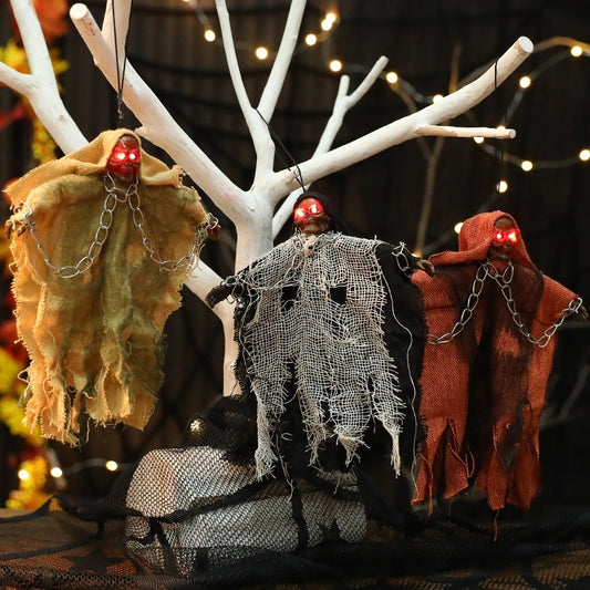 💀 Halloween Hängande Spöke – Lysande och kuslig dekoration! 👻