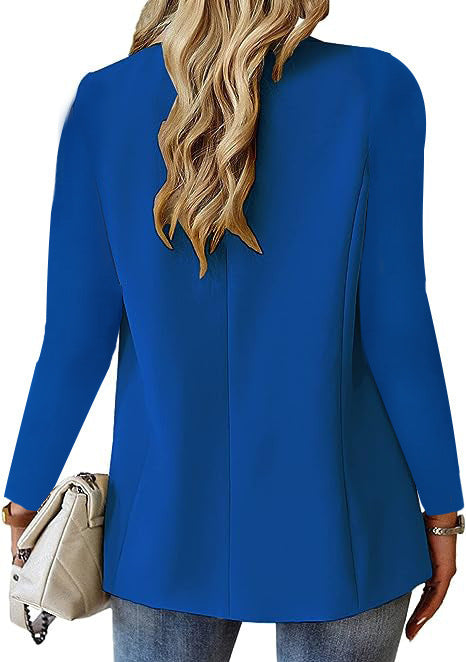 Ins Lapel Button Kavaj – Elegant och bekväm långärmad kavaj ✨