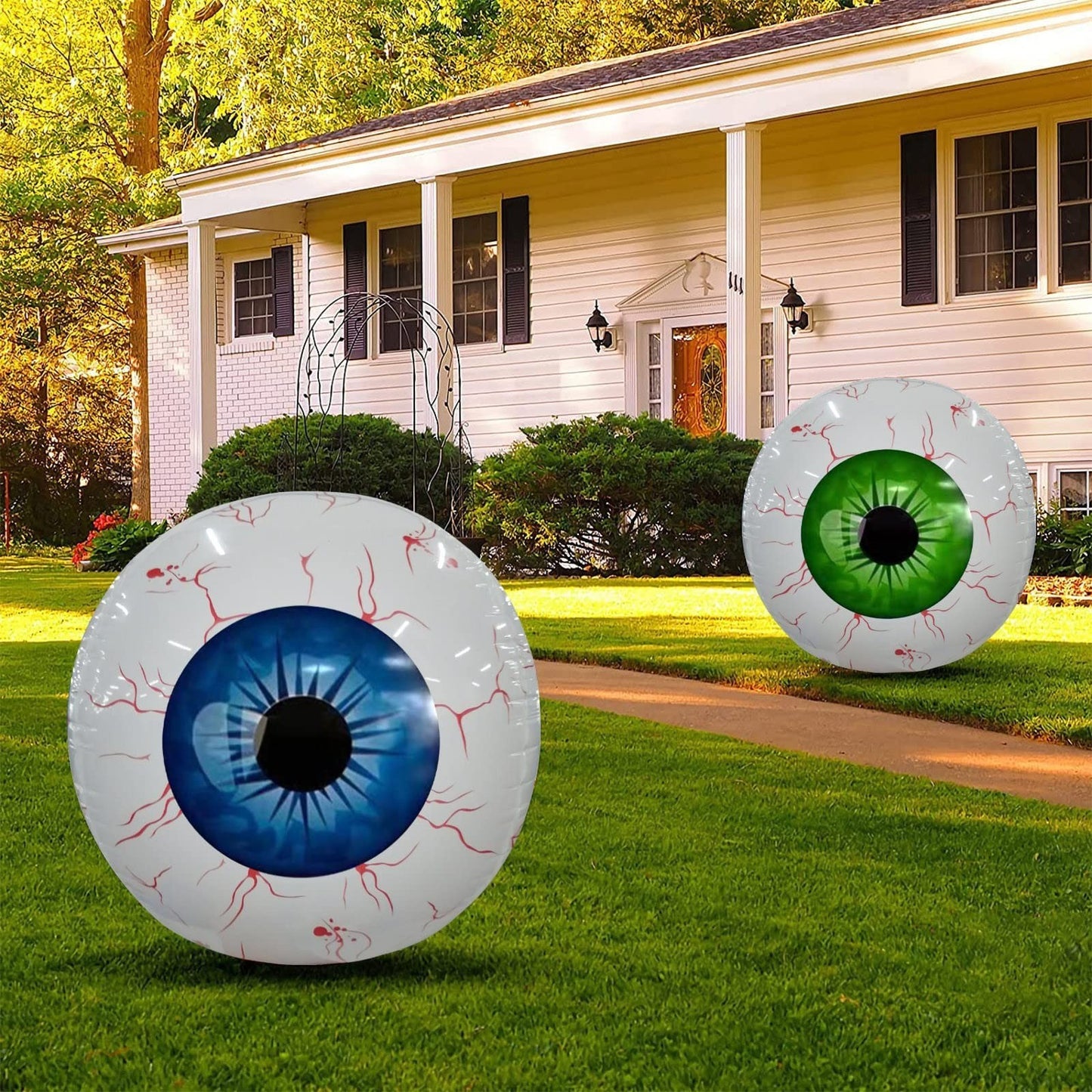 🎃 Halloween Eyeball Balloon – Skräckinjagande Blickfång! 👁️