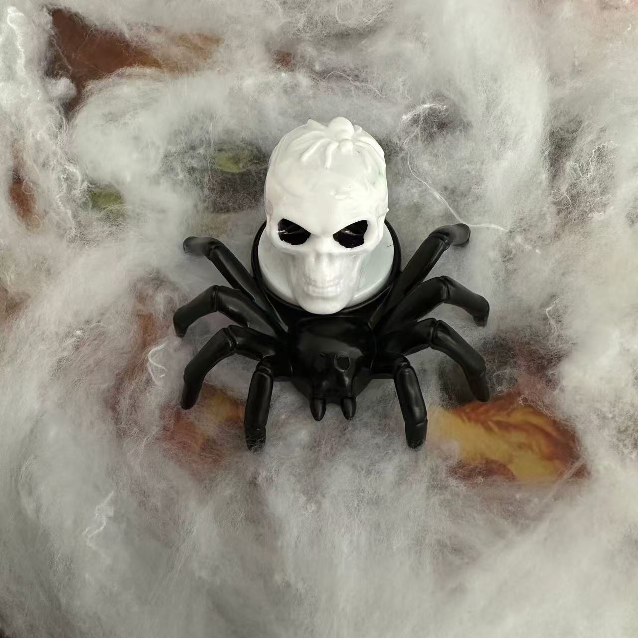 🕷️🎃 Halloween Ljusdekoration – Pumpa & Spindelmotiv 👻