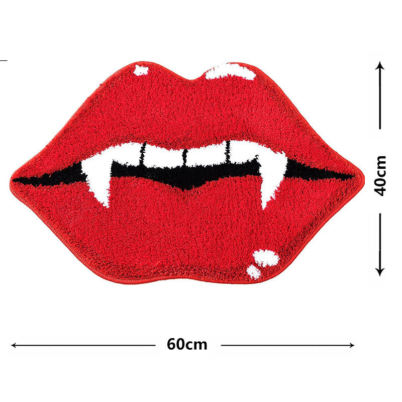🎃 Halloween Cashmere-like Horror Mat – Välkommen till skräckens dörr! 🕷️