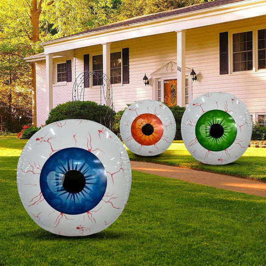 🎃 Halloween Eyeball Balloon – Skräckinjagande Blickfång! 👁️