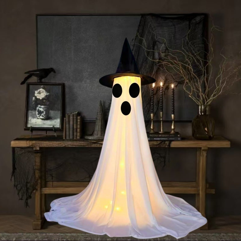 👻 Halloween Spökdekoration – Perfekt för Trädgård & Veranda 🎃