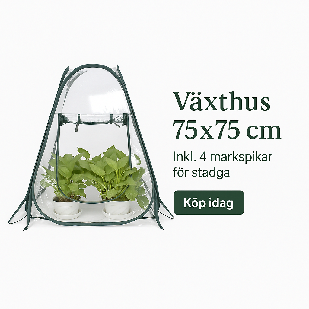 ❄️ Frostskyddande växthustält för växter & blommor