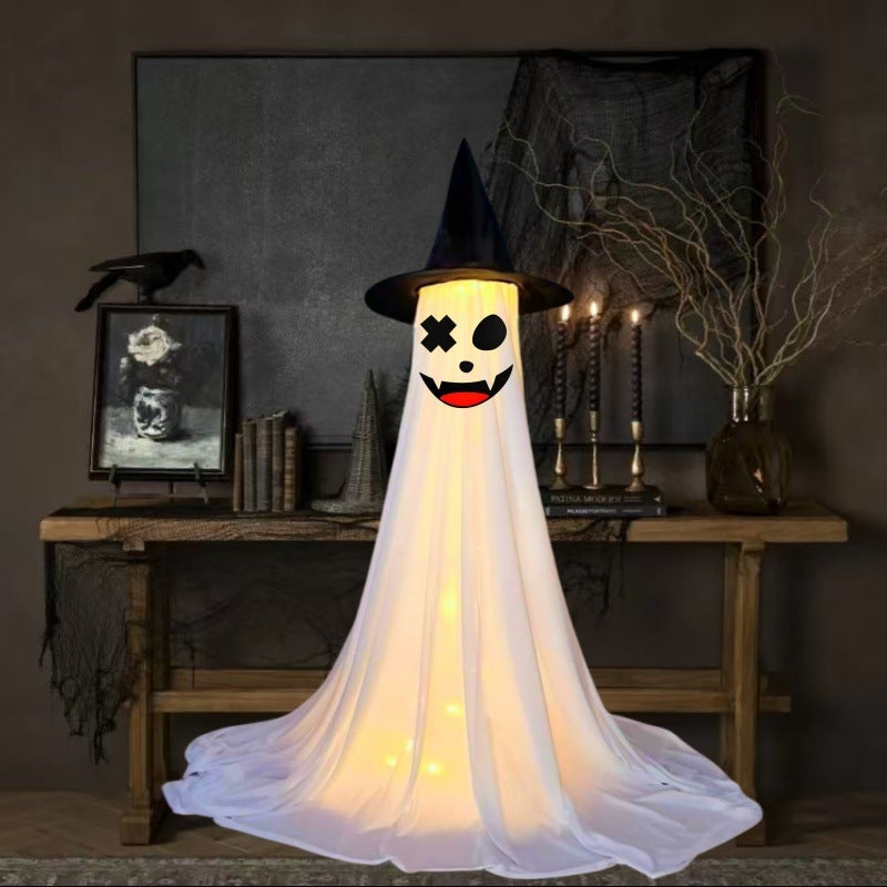 👻 Halloween Spökdekoration – Perfekt för Trädgård & Veranda 🎃