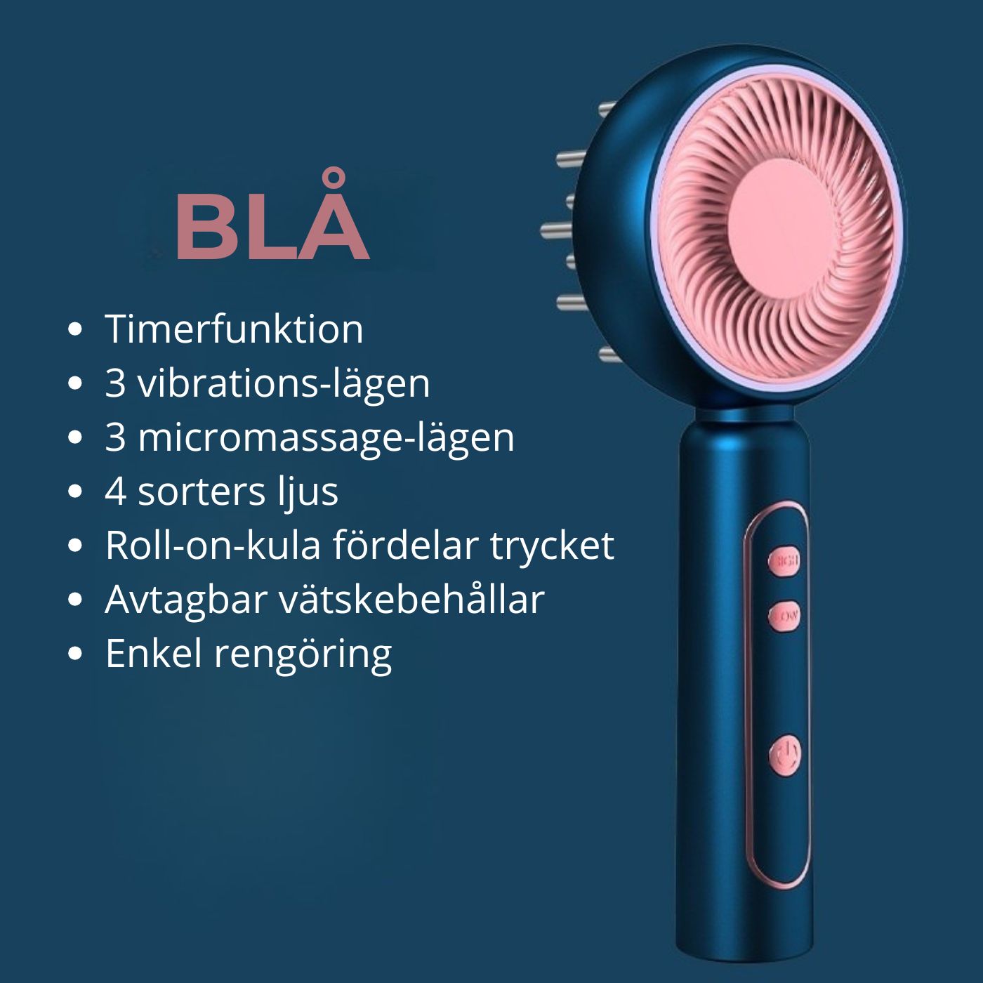Multifunktionell Scalp Massager för friskare hårväxt 🌿✨