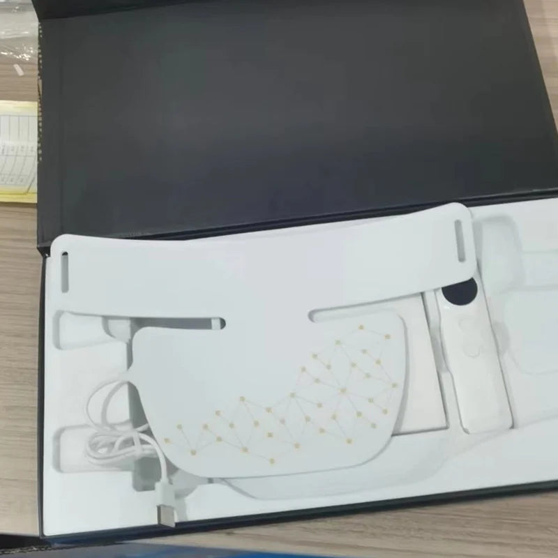 LED ljusterapi mask för nacke och hals - anti-aging hudvård
