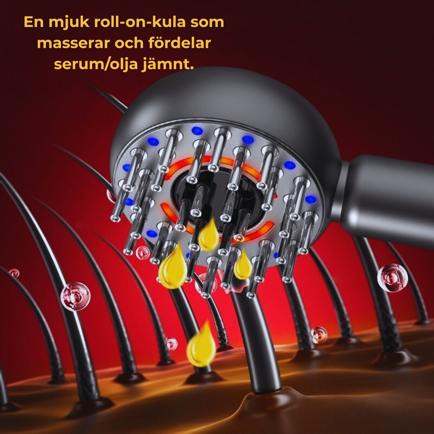 Multifunktionell Scalp Massager för friskare hårväxt 🌿✨