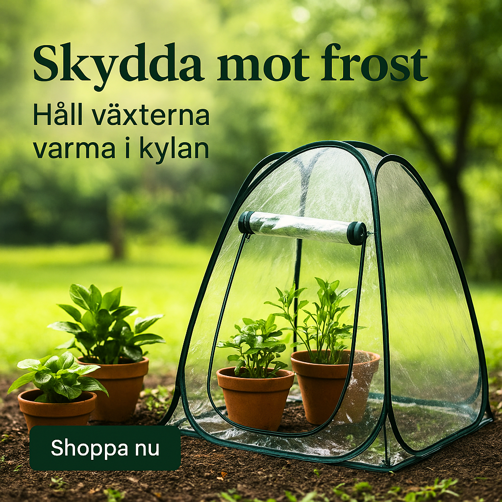 ❄️ Frostskyddande växthustält för växter & blommor