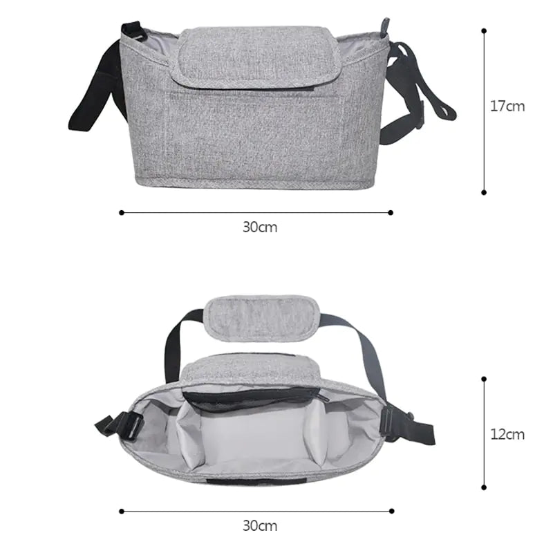 đŒ Smidig, snygg, alltid redo â Stroller Organizer - din skötvĂ€ska för livet pĂ„ sprĂ„ng! đ¶