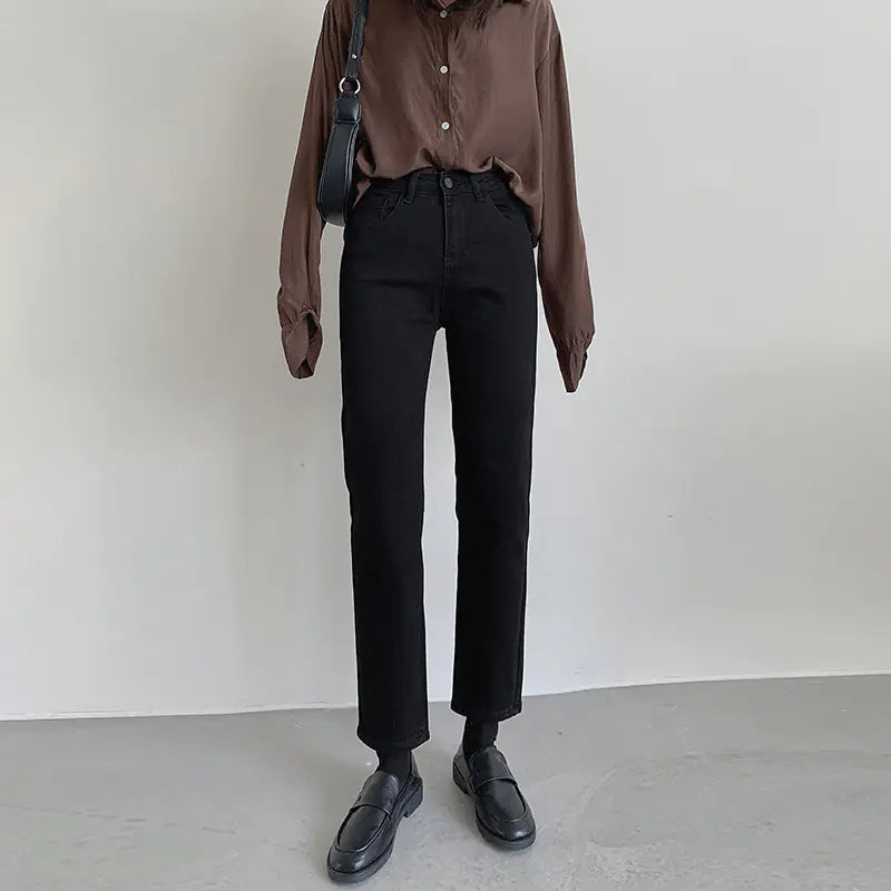 svarta jeans