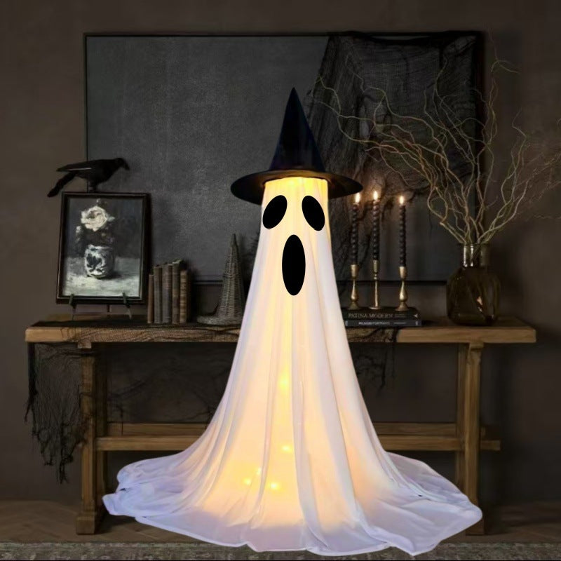 👻 Halloween Spökdekoration – Perfekt för Trädgård & Veranda 🎃