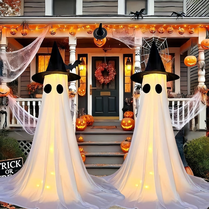 👻 Halloween Spökdekoration – Perfekt för Trädgård & Veranda 🎃