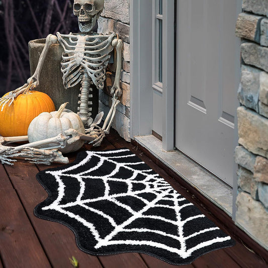 🎃 Halloween Cashmere-like Horror Mat – Välkommen till skräckens dörr! 🕷️
