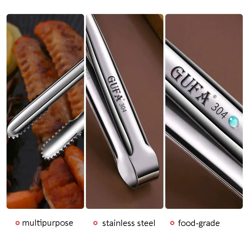 Grill- & kökstång i rostfritt stål – precision & grepp varje gång!