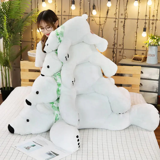 🐻✨ Mjukis – Arctic Bear Kramdjur & Sovkudde
