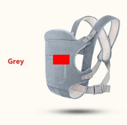 Multifunktionell ryggsäcksbärare för baby i andningsbart tyg – ergonomisk design med justerbara remmar, passar barn 0–36 månader