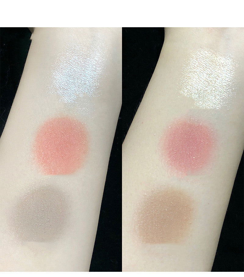 Naturlig rouge i sex olika färger