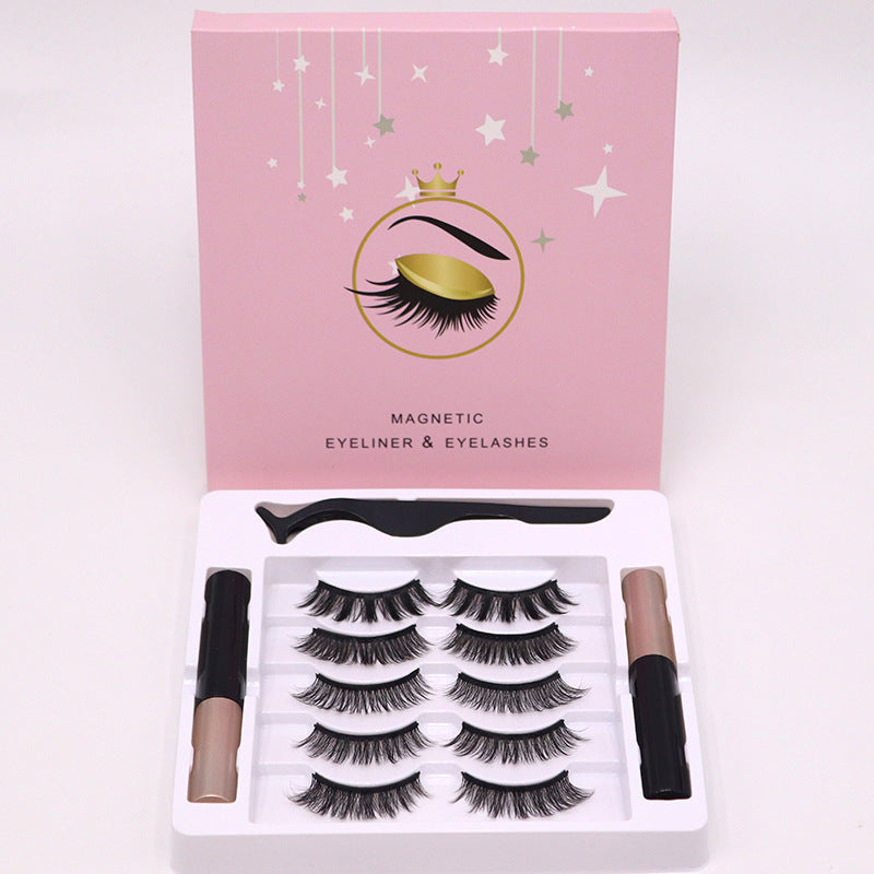 Magnetiskt frans- & eyeliner-set – återanvändbart & lätt att applicera