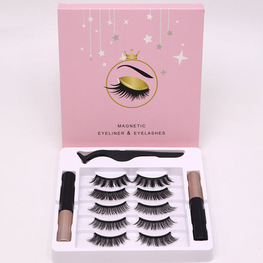 Magnetiskt frans- & eyeliner-set – återanvändbart & lätt att applicera