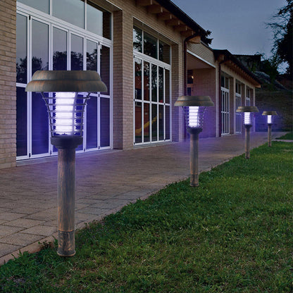 Soldriven myggdödare LED på stolpe, utomhusbruk