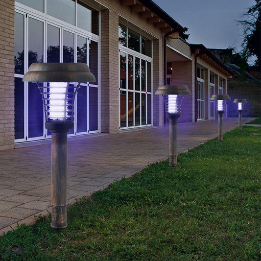 Soldriven myggdödare LED på stolpe, utomhusbruk