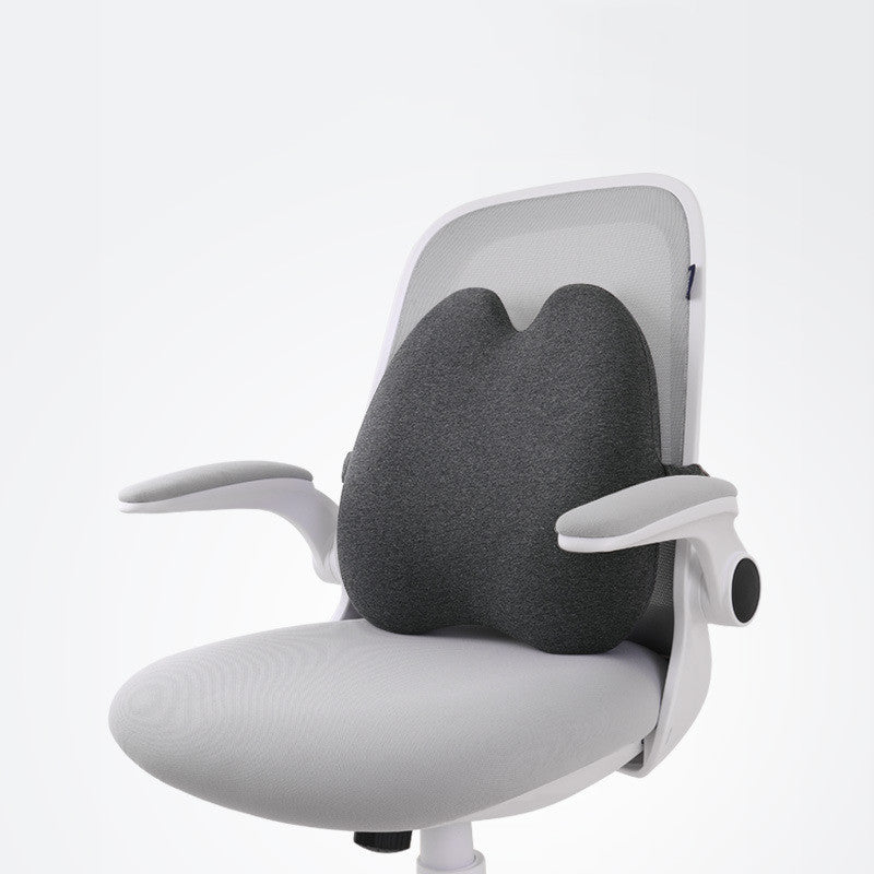 Ergonomisk minnesskumskudde med ländrygsstöd – mjuk sittdyna för soffa och kontorsstol