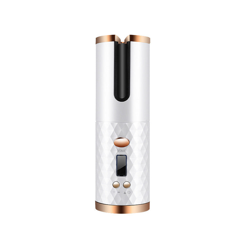 Sladdlös automatisk locktång – portabel & uppladdningsbar med LCD-display