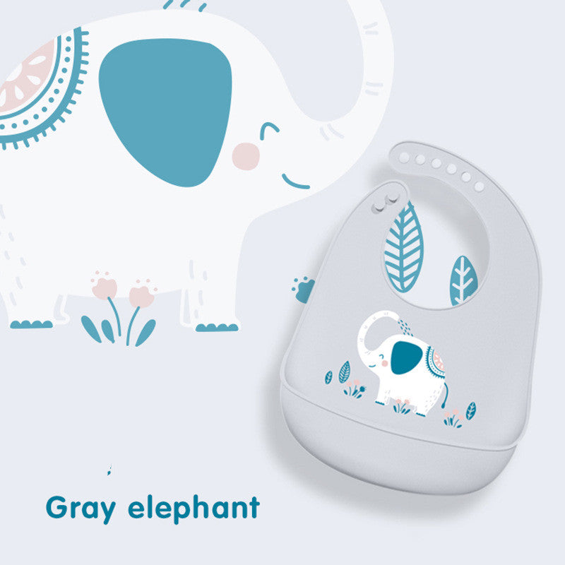 Silikon-haklapp Baby – Djurmotiv