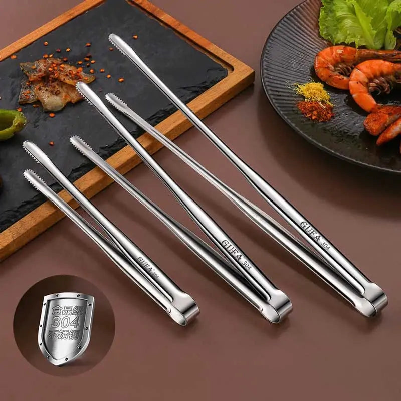 Grill- & kökstång i rostfritt stål – precision & grepp varje gång!