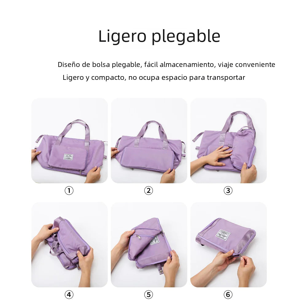 Hopfällbar handbagage för Kvinnor - Stor Kapacitet