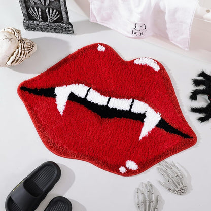 🎃 Halloween Cashmere-like Horror Mat – Välkommen till skräckens dörr! 🕷️