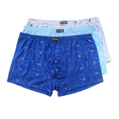 Herrboxers i Bomull – 6-pack i Flerfärg, Midjehöjd Komfort