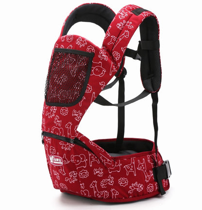 Bärsele med höftstöd och axelremmar för baby - ergonomisk design med 30-gradig vinkel