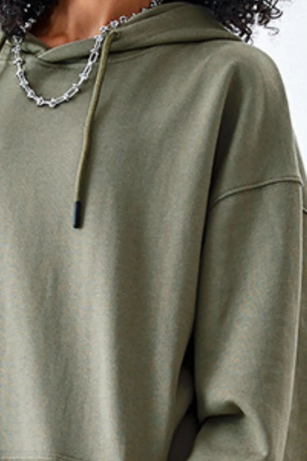 Hoodie med känguruficka och dragsko för herr – bekväm oversized tröja i flera härliga färger