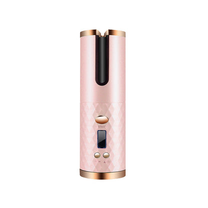 Sladdlös automatisk locktång – portabel & uppladdningsbar med LCD-display