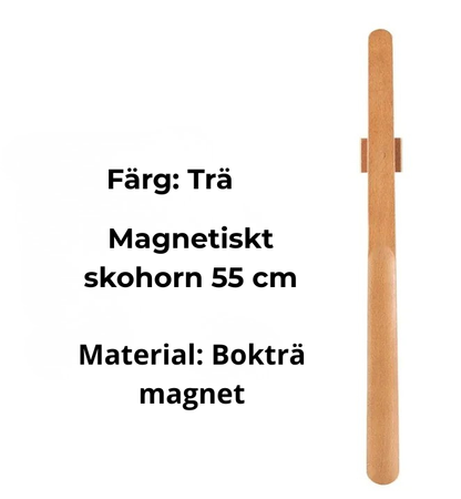 Magnetisk skohorn med långt skaft