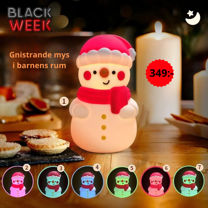 ❄️ “Skapa Vintermagi På Sekunder” – Snögubbens nattlampa