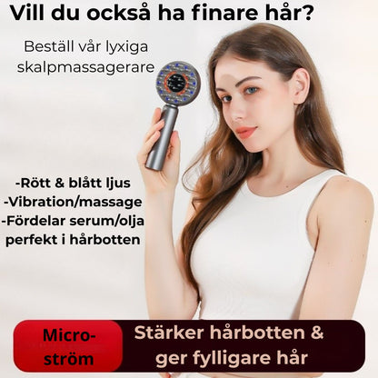 Multifunktionell Scalp Massager för friskare hårväxt 🌿✨
