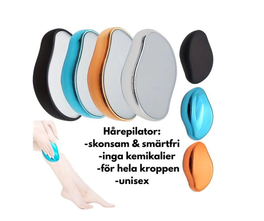 Silkeslen hud med vår kristall-hårborttagare