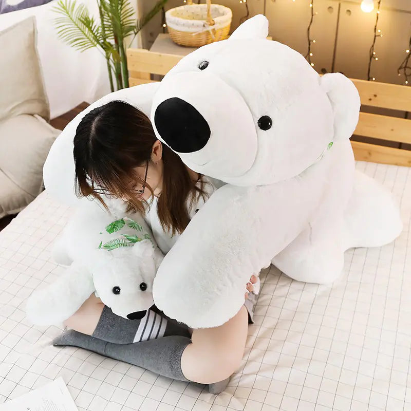 🐻✨ Mjukis – Arctic Bear Kramdjur & Sovkudde