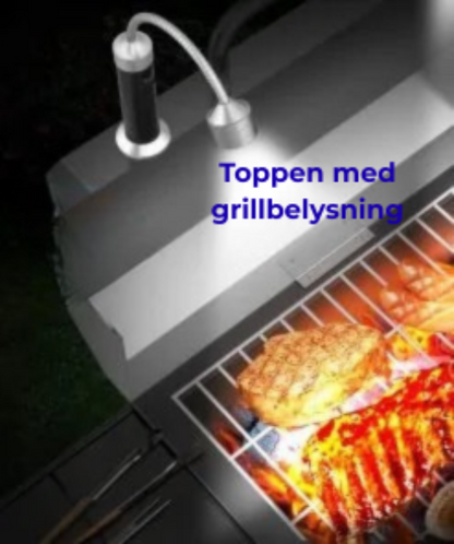 Magnetisk grillbelysning – perfekt ljus vid grillen, dag som natt!