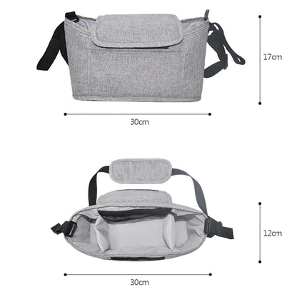 🍼 Smidig, snygg, alltid redo – Stroller Organizer - din skötväska för livet på språng! 👶
