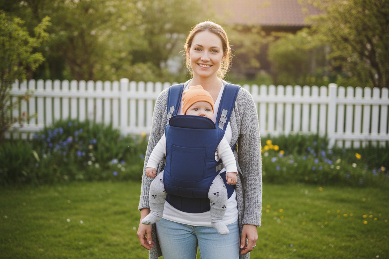 Multifunktionell bärsele för baby
