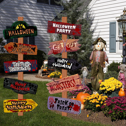 🎃 Halloween Paper Signs – Kreativa och kusliga dekorationer! 🕸️