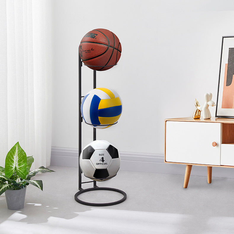 🏐 Inomhusställ för barnens fotbollar och volleybollar – smidig och stilren förvaring