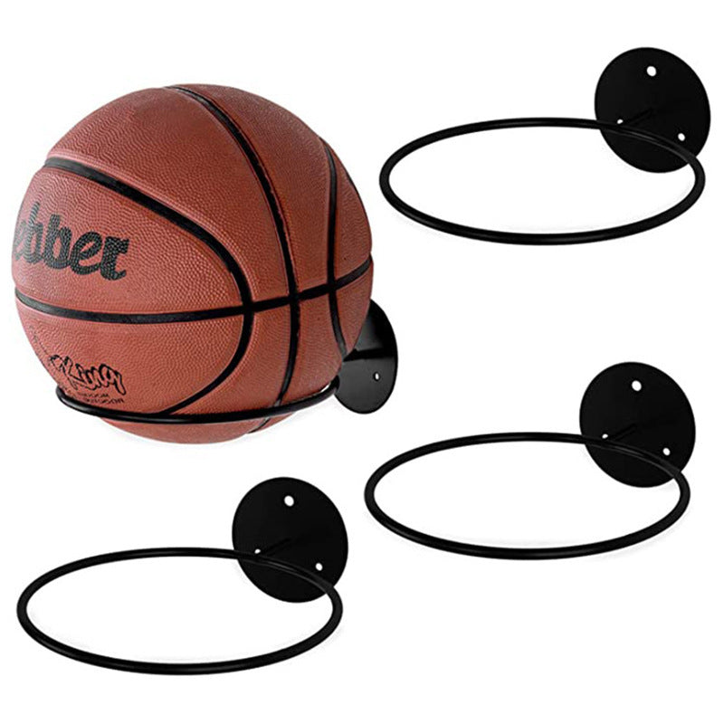 🏀 Väggmonterad Förvaringshållare för Basketbollar – Snygg, Stabil och Smart!