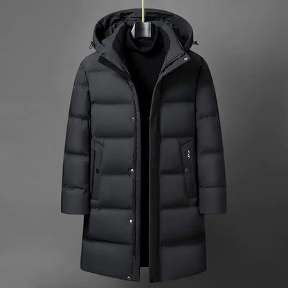 Pufferjacka för män - varm vinterjacka med stil och komfort