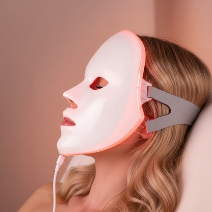 LED Foton Terapi Ansiktsmask med 7 färger